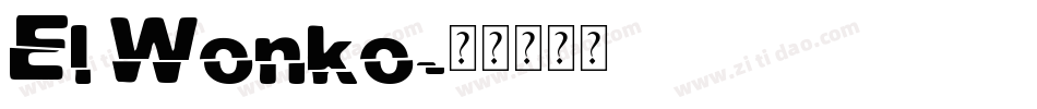 El Wonko字体转换